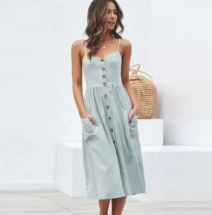 Sommer-Kleid Casual weiss